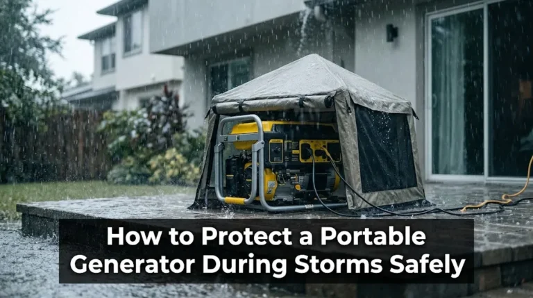 How to Protect a Portable Generator During Storms Safely