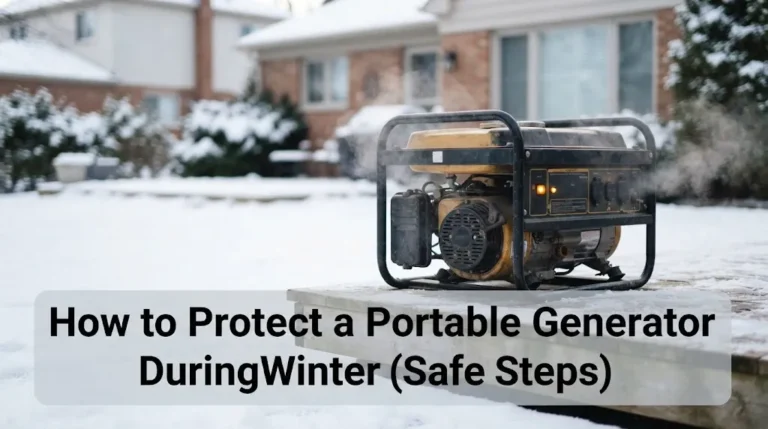 How to Protect a Portable Generator During Winter