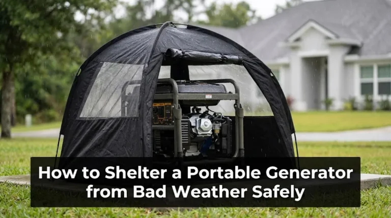 How to Shelter a Portable Generator from Bad Weather Safely