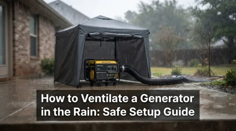 How to Ventilate a Generator in the Rain
