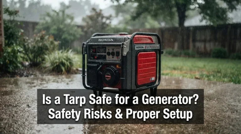 Is a Tarp Safe for a Generator