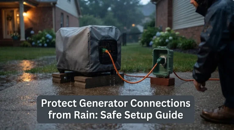 Protect Generator Connections from Rain Safe Setup Guide