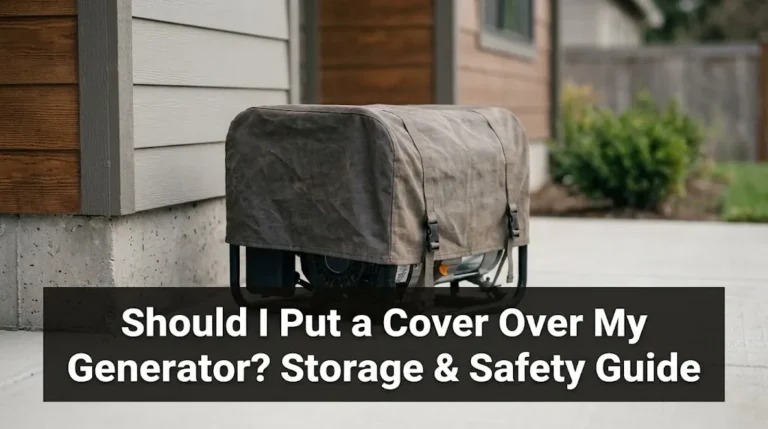 Should I Put a Cover Over My Generator