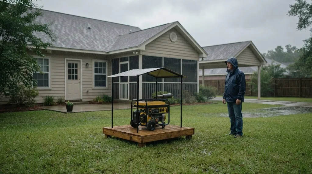 The Non-Negotiable Rule Outdoors, Far From the House, Exhaust Pointed Away