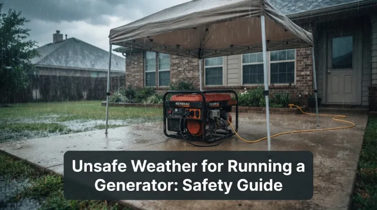 Unsafe Weather for Running a Generator Safety Guide
