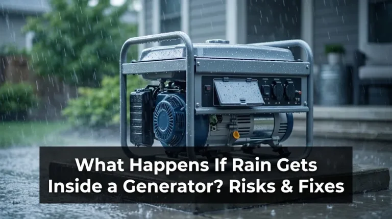 What Happens If Rain Gets Inside a Generator
