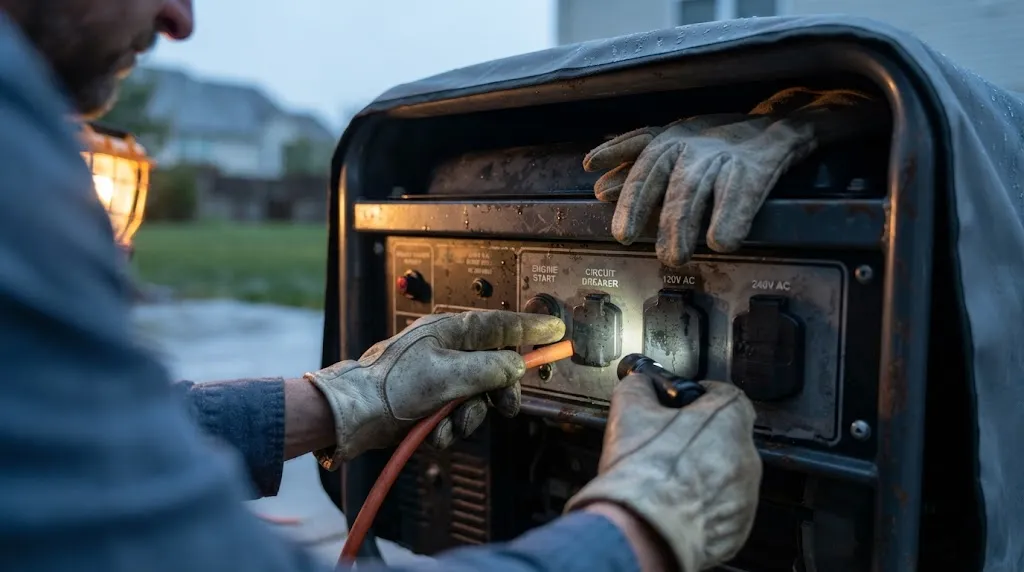 What to Check Before Starting the Generator in Wet Conditions