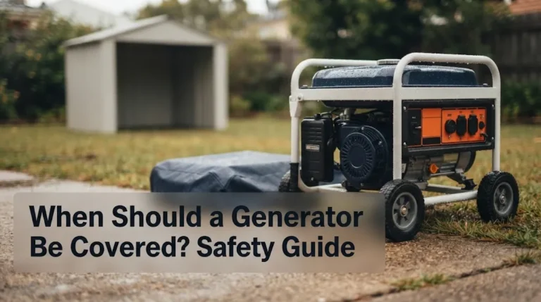 When Should a Generator Be Covered