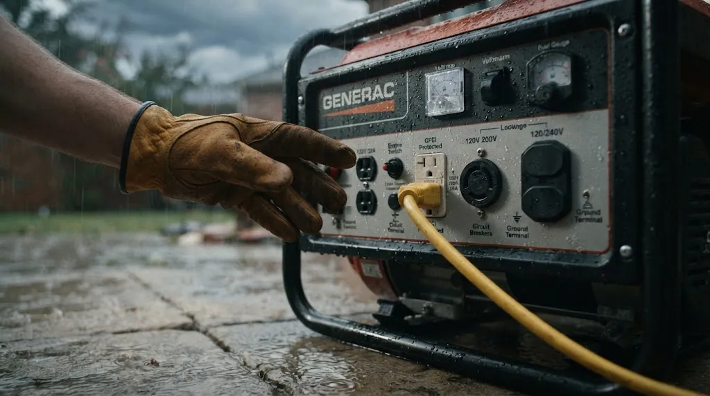 Why Wet Weather Makes a Portable Generator Dangerous