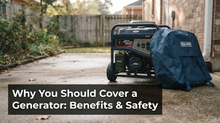 Why You Should Cover a Generator
